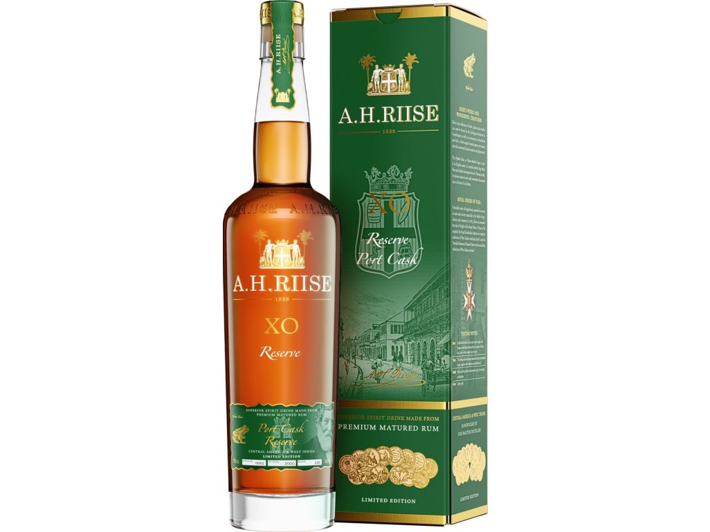 A.H. Riise XO Port Cask 45 % 0,7 l