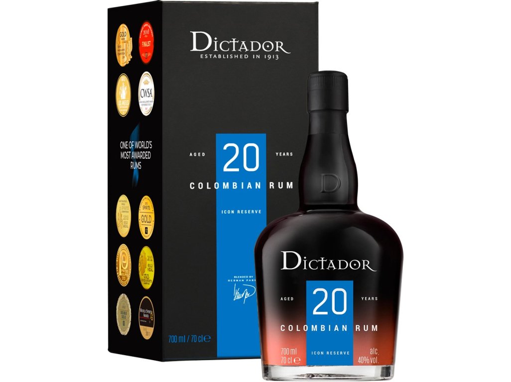 Dictador 20 ročný 40 % 0,7 l