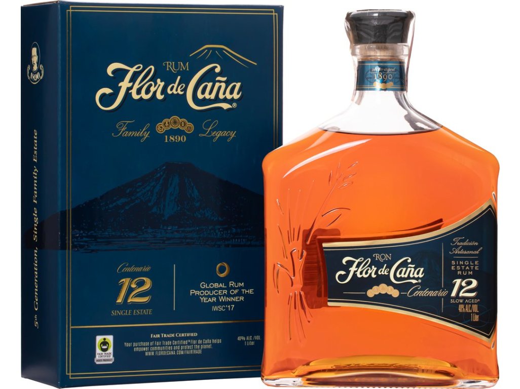 Flor de Caña 12 ročný 40 % 1 l