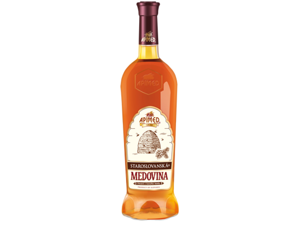 APIMED Staroslovanská medovina tmavá 13,5 % 0,75 l