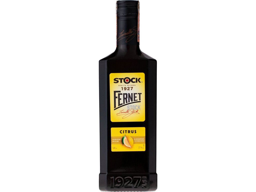 Fernet Stock Citrus 27 % 0,5 l