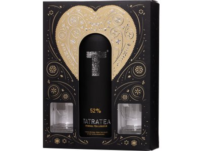 Tatratea Original s 2 pohármi 52 % 0,7 l