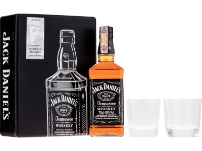 Jack Daniel's + 2 poháre 40 % 0,7 l