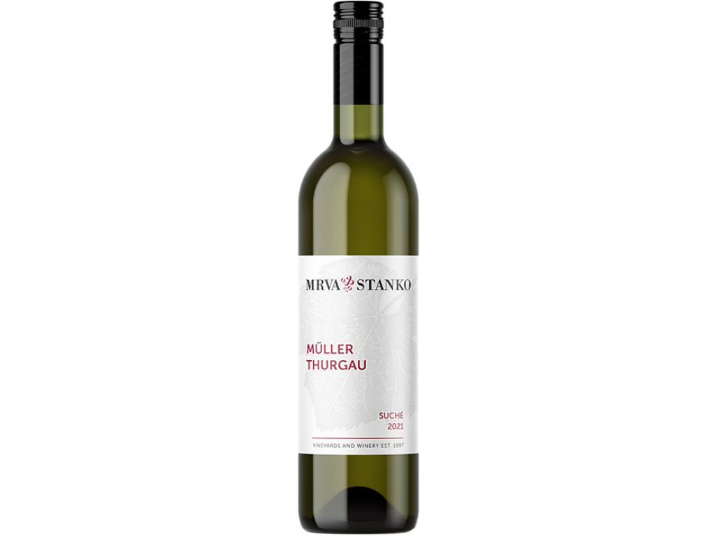 Mrva & Stanko, Müller-Thurgau, biele suché 0,75 l