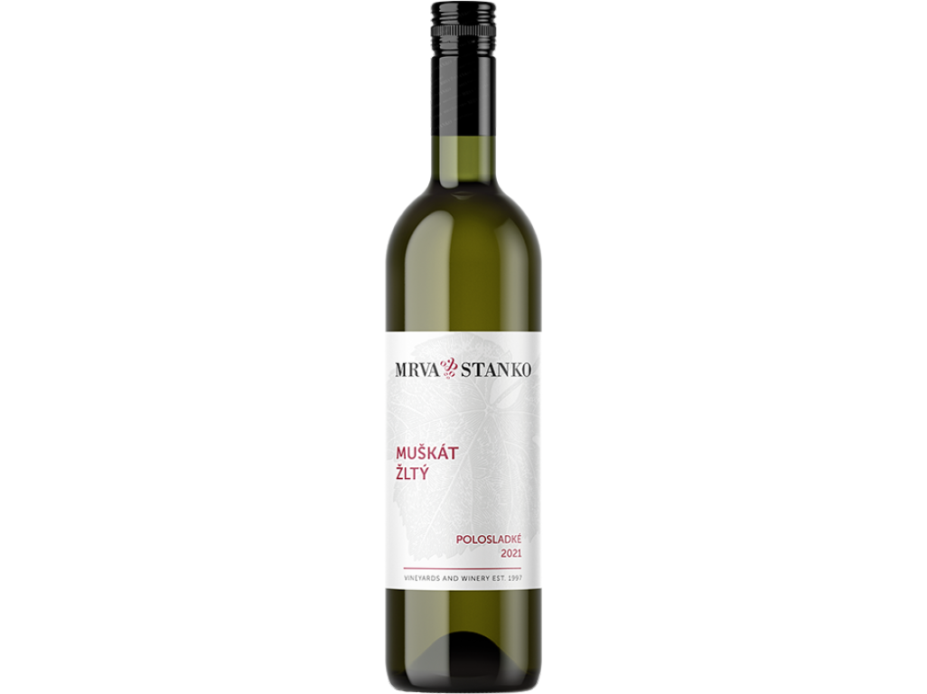 Mrva & Stanko, Muškát žltý, Sauvignon cuveé  0,75 l