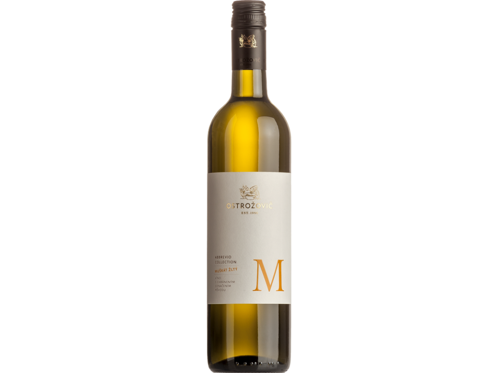 Ostrožovič, Abbrevio, Muškát žltý, biele polosuché 0,75 l