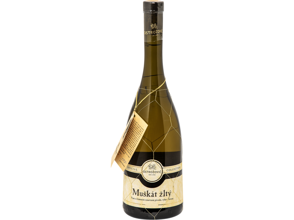 Ostrožovič, Special Collection, Muškát žltý, biele polosladké 0,75 l