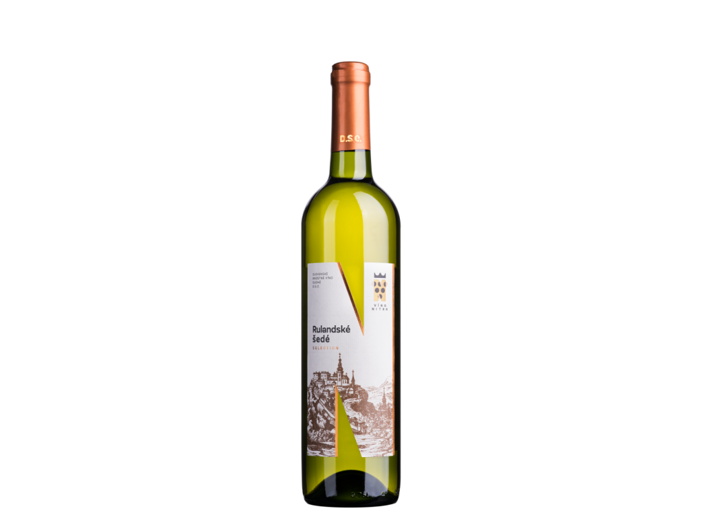 Víno Nitra, Selection, Rulandské šedé, biele suché 0,75 l