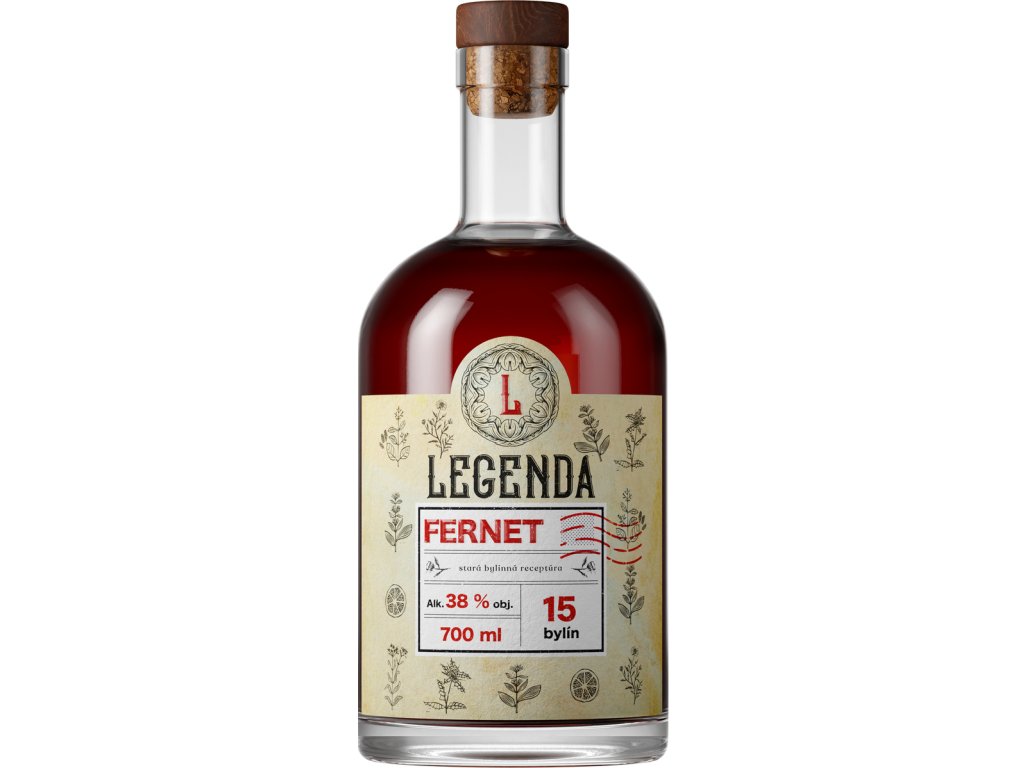 Legenda Fernet 38 % 0,7 l