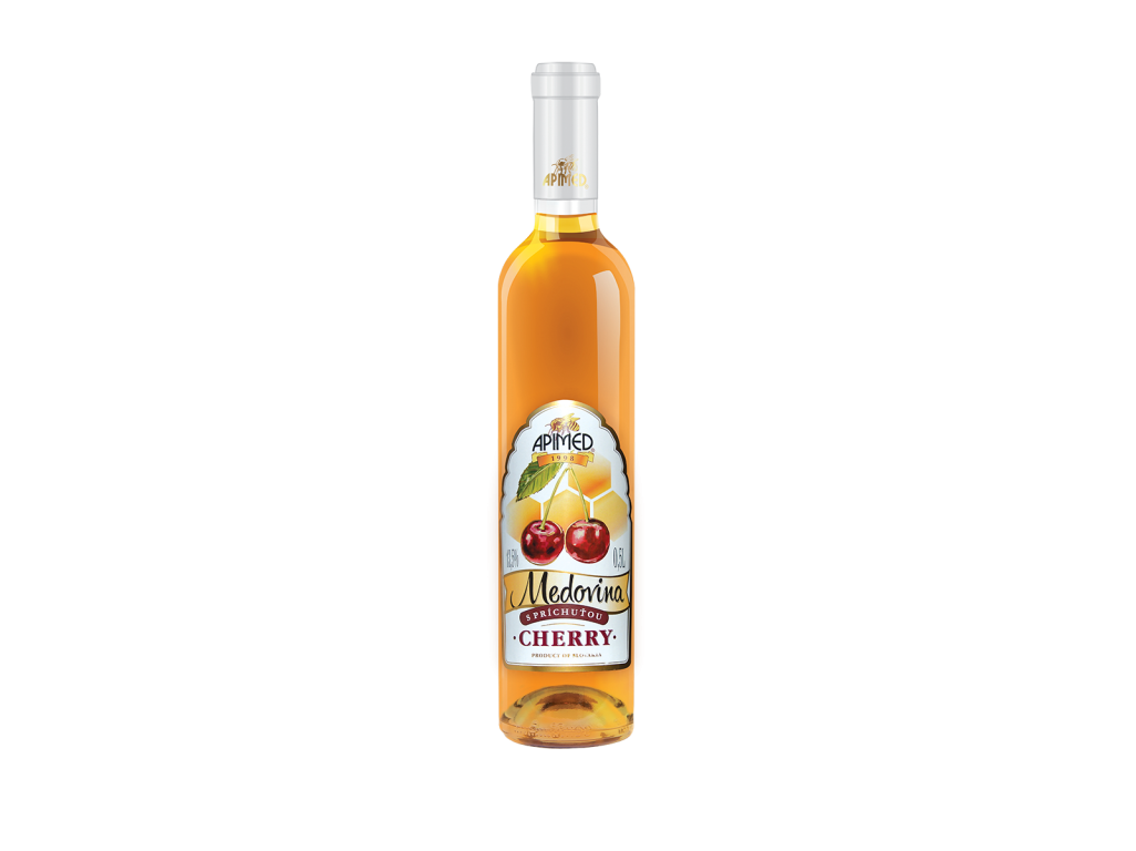 APIMED Cherry medovina 13,5 % 0,5 l