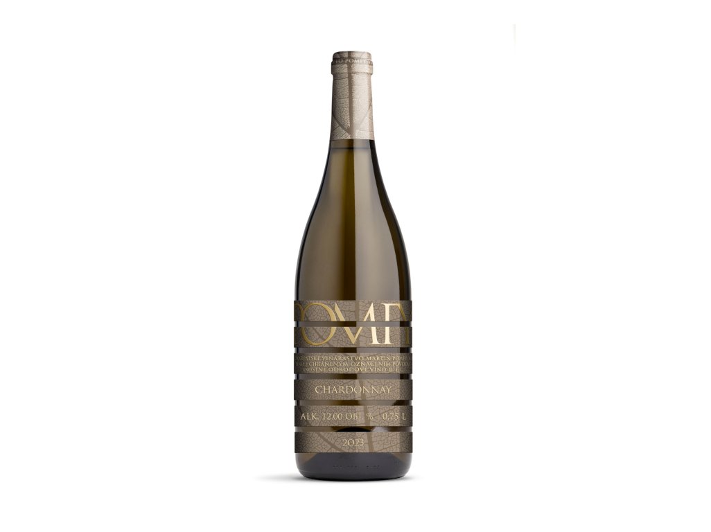 Pomfy, Chardonnay 2023 Rubáň, biele suché 0,75 l